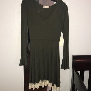 Dark Olive green dress